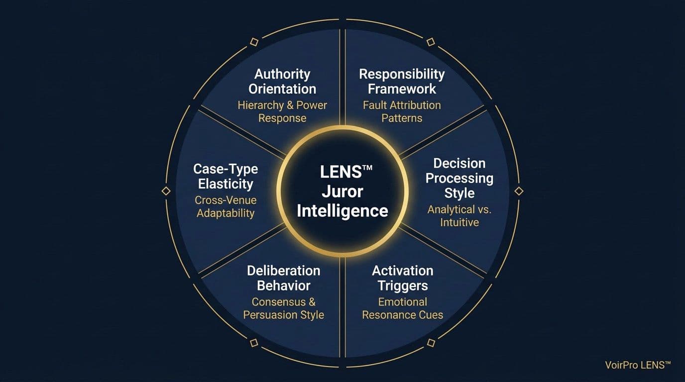 Image of VoirPro Lens Juror Intelligence Components
