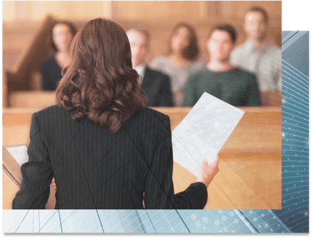 Attorney with Jury
